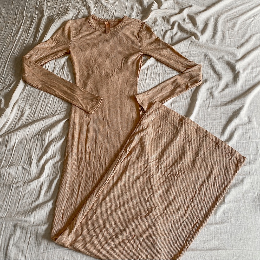 SKIMS shimmer dress